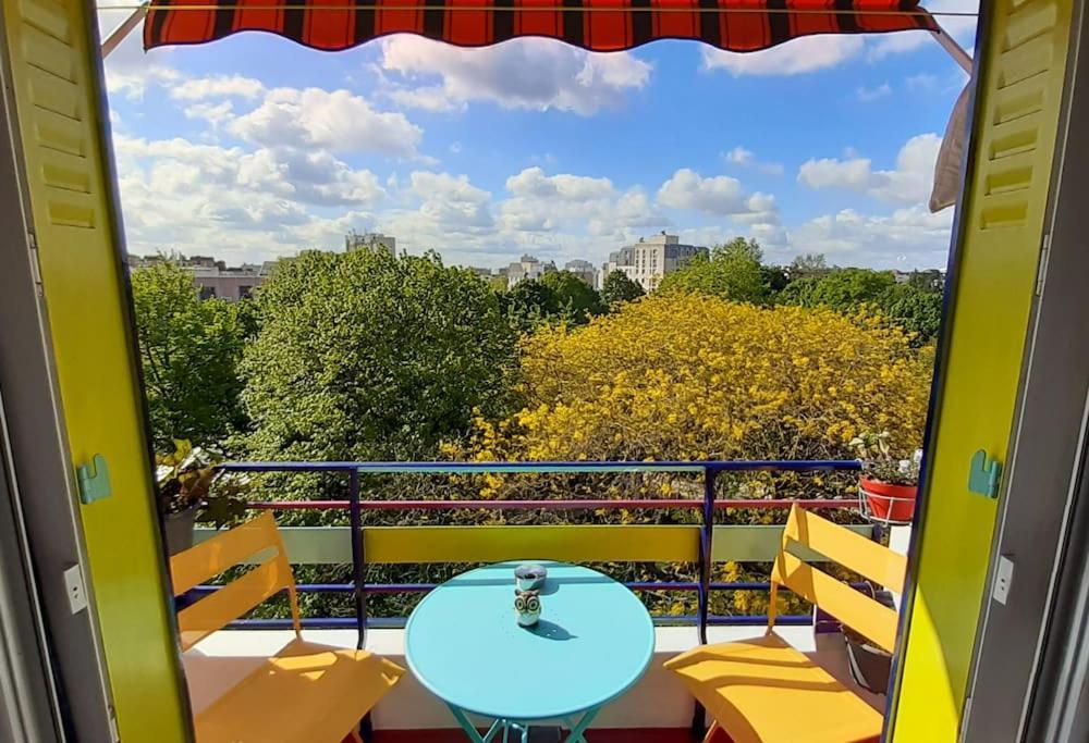 Canopee, Paisible, Chaleureux, Lumineux, Balcon باريس المظهر الخارجي الصورة