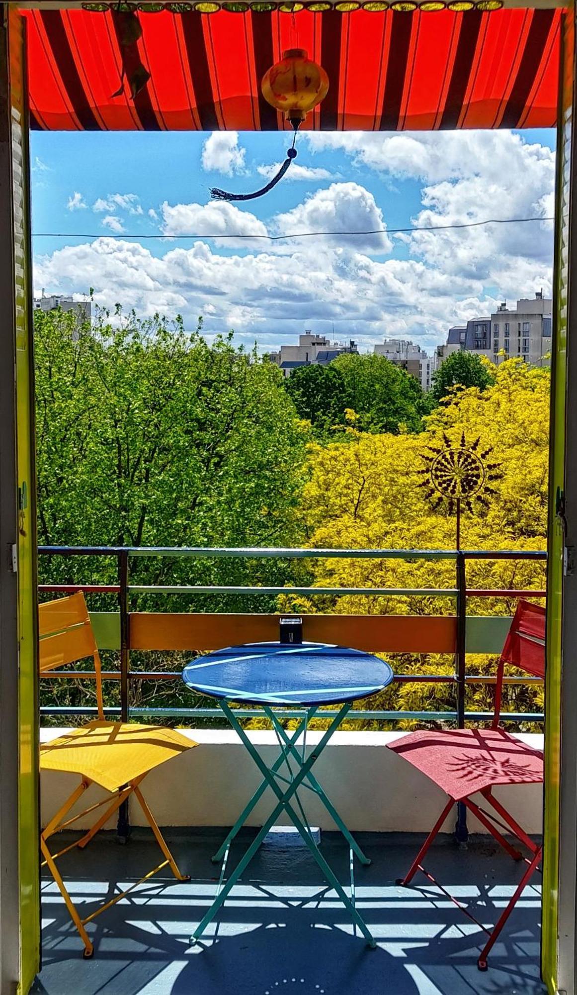 Canopee, Paisible, Chaleureux, Lumineux, Balcon باريس المظهر الخارجي الصورة